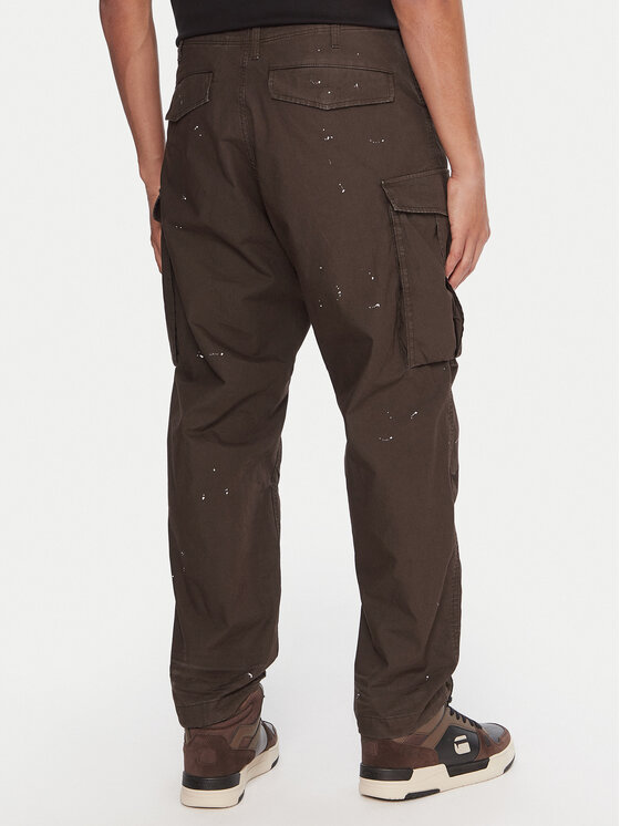 G-Star Raw G-Star Raw Kalhoty z materiálu MA1 Cargo D26945-D388 Hnědá Regular Fit