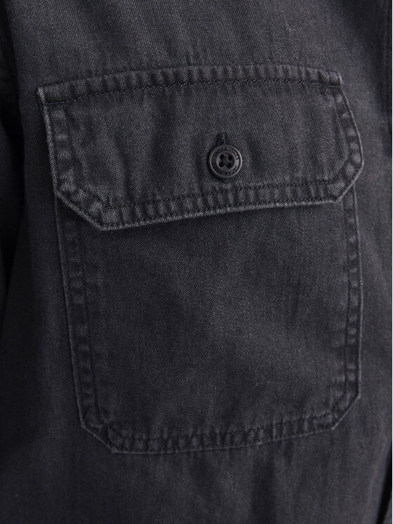 Jack&Jones Jack&Jones traper košulja Travis 12269262 Crna Comfort Fit