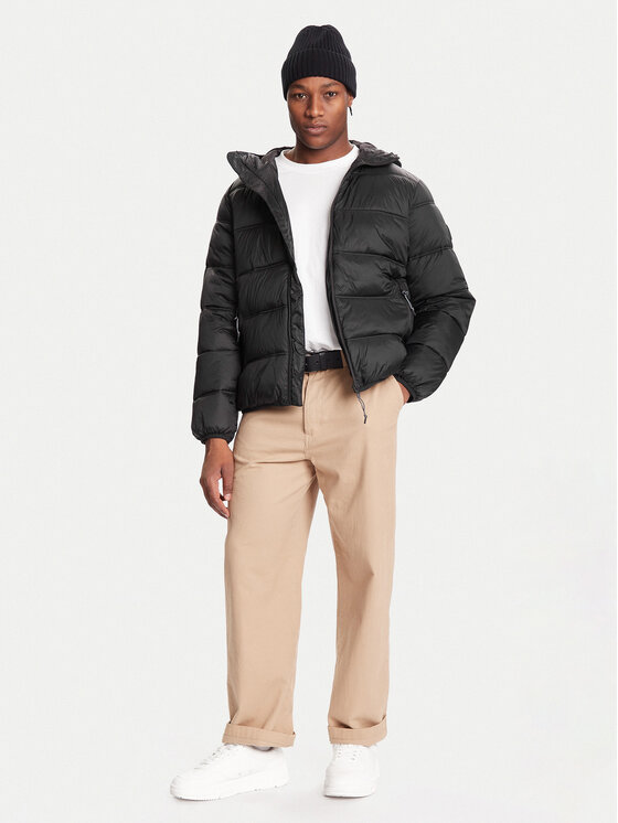 Tommy Jeans Tommy Jeans Зимно яке DM0DM22044 Черен Regular Fit
