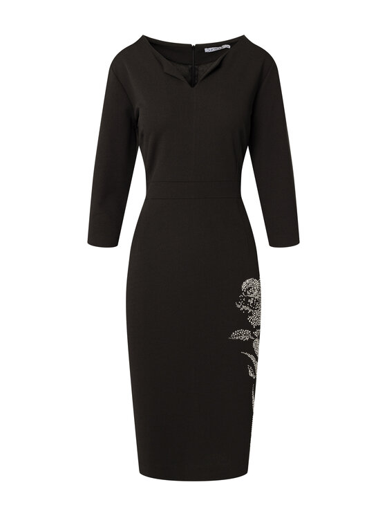QUIOSQUE QUIOSQUE Každodenné šaty Quiosque 4TN010299 Čierna Regular Fit