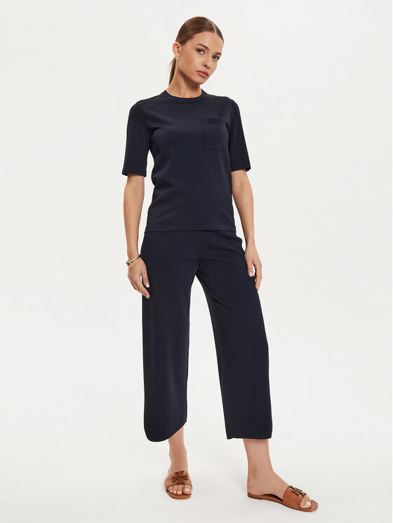 Max Mara Leisure Max Mara Leisure Majica Tahiti 24263660 Mornarsko modra Regular Fit