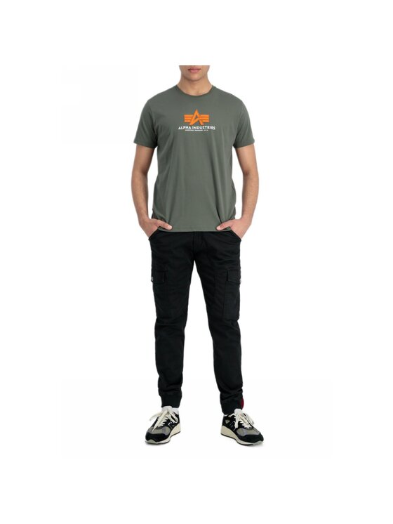Alpha Industries Alpha Industries T-Shirt AI.100501RB-142-XXL Khaki Basic Fit