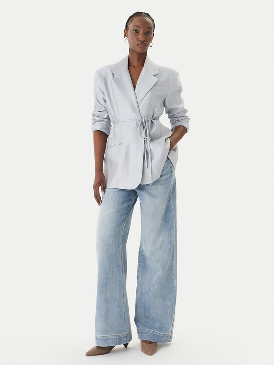 Eleh Eleh Blugi EL112 Albastru Wide Leg