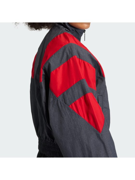 adidas adidas Majica dugih rukava Blocked Washed KE5036 Siva Oversize