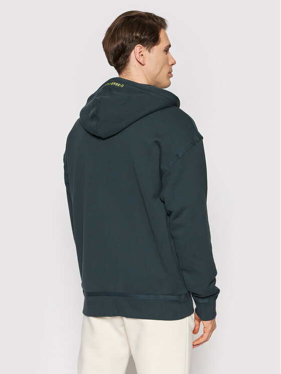 Converse Converse Felpa Unisex Utility Fleece French Terry 10022002-A06 Blu scuro Regular Fit