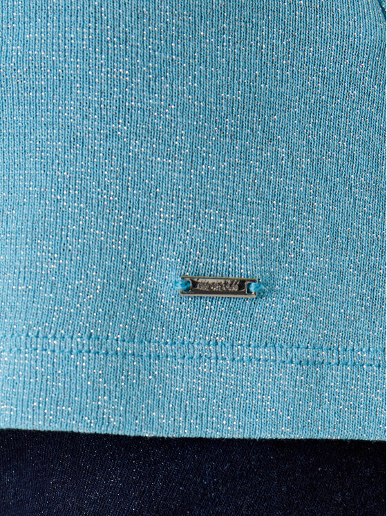 Morgan Morgan Τοπ 251-DIDONI Τυρκουάζ Slim Fit