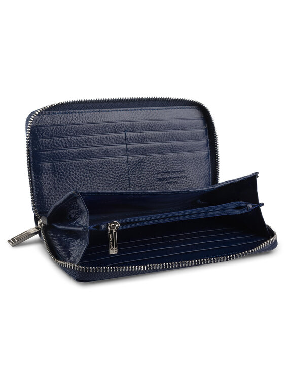 Pierre Cardin Pierre Cardin Duży Portfel Damski 05 Line 119 Niebieski