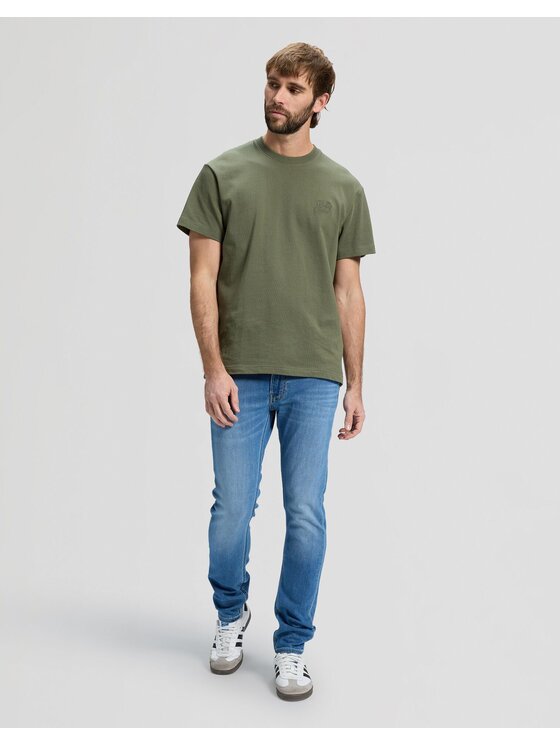 Lee Lee Jeansy LUKE Niebieski Slim Fit