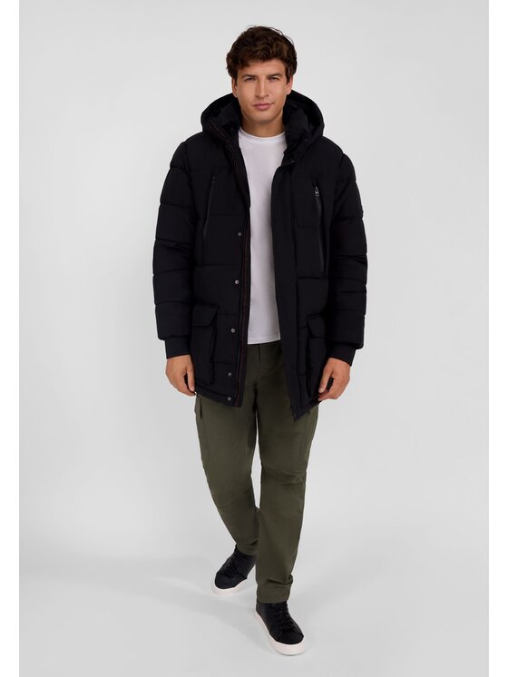 minoti minoti Kurtka zimowa 27mcoat10 Czarny Parka Fit