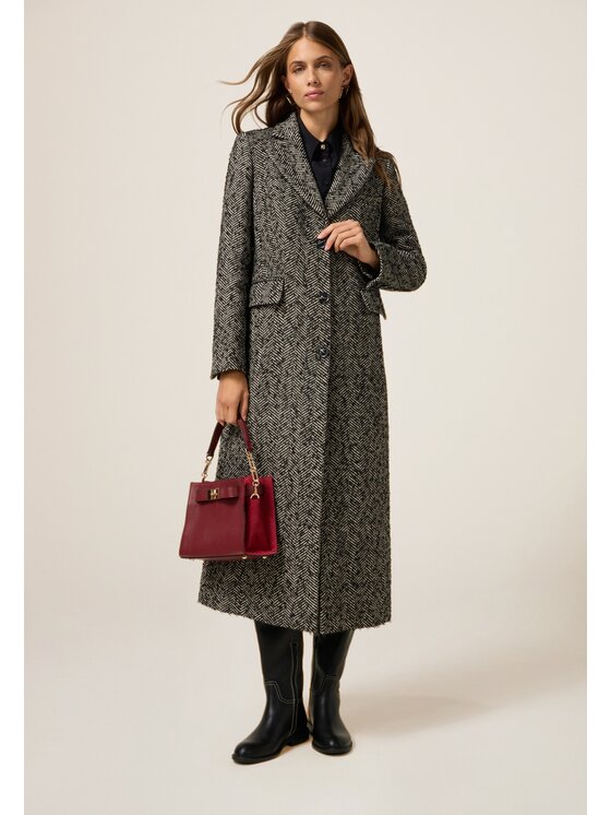 Oltre Oltre Cappotto 0018R000512N023 Grigio Regular Fit