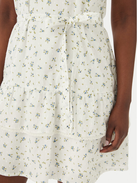 Vero Moda Vero Moda Ежедневна рокля Trine 10342726 Бял Regular Fit