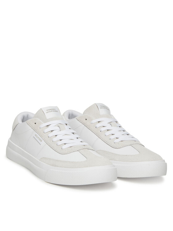Tommy Hilfiger Tommy Hilfiger Sneakersy Th Cupset Summer Lth FM0FM05487 Biały