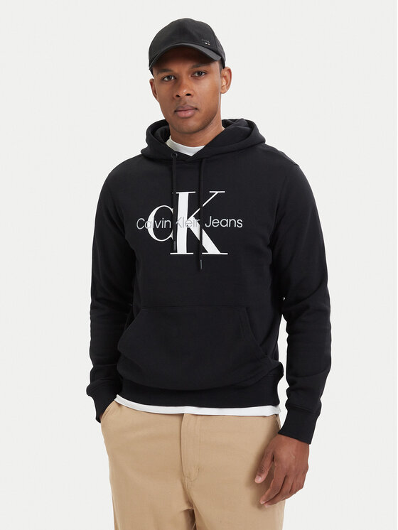 Calvin Klein Jeans Calvin Klein Jeans Majica dugih rukava J30J320934 Crna Regular Fit