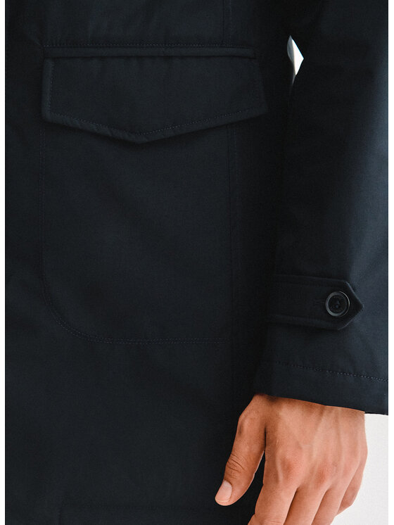 Pako Lorente Pako Lorente Płaszcz P25WF-7X-005 Granatowy Classic Fit