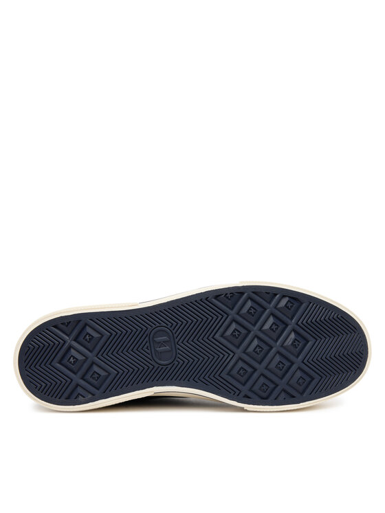 KARL LAGERFELD KARL LAGERFELD Trampki KL50455D Granatowy