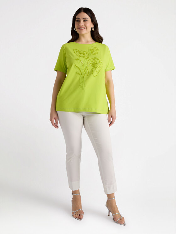 Fiorella Rubino Fiorella Rubino Pantaloni di tessuto P718T004800N011 Bianco Regular Fit