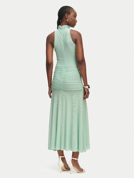 Bardot Bardot Sukienka wieczorowa Leanna 60373DB Zielony Regular Fit