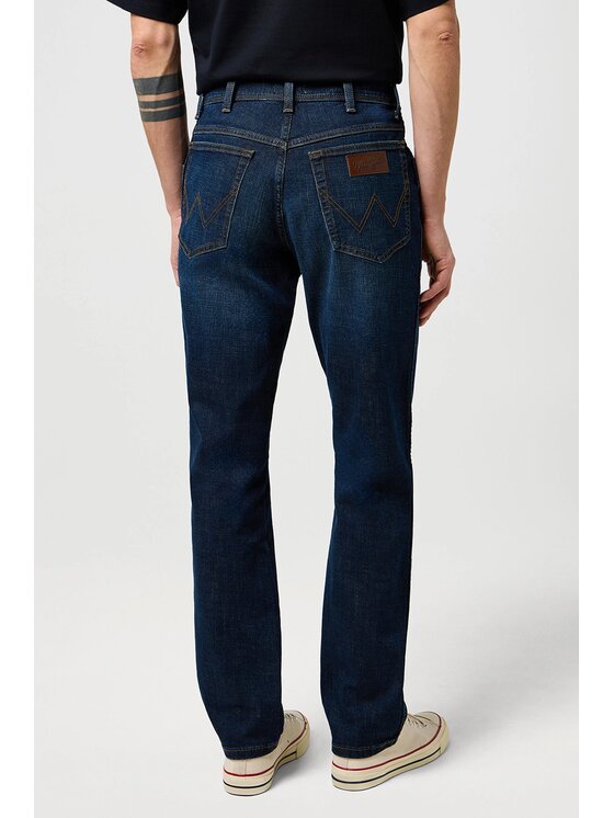 Wrangler Wrangler Jeansy TEXAS SLIM Niebieski Slim Fit