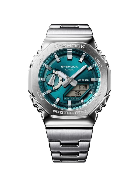 Casio Casio Hodinky GM-2110D-3A1ER Stříbrná