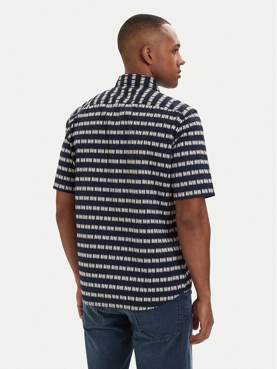 BOSS BOSS Camicia Rash 50559628 Blu scuro Regular Fit