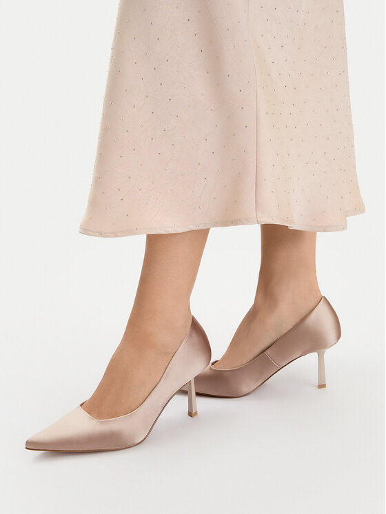 Steve Madden Steve Madden Čevlji z visoko peto Vivion 11003291 Écru