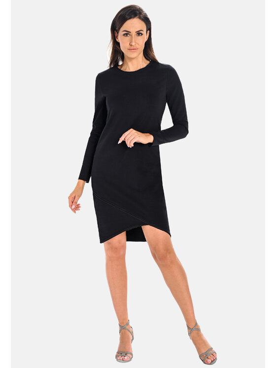 Teyli Teyli Sukienka 531 Czarny Standard Fit