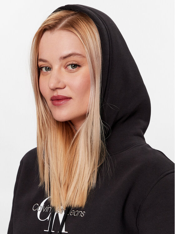 Calvin Klein Jeans Calvin Klein Jeans Суитшърт J20J221335 Черен Regular Fit