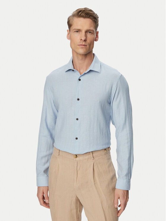 Jack & Jones Cămașă Parker 12292161 Albastru Regular Fit