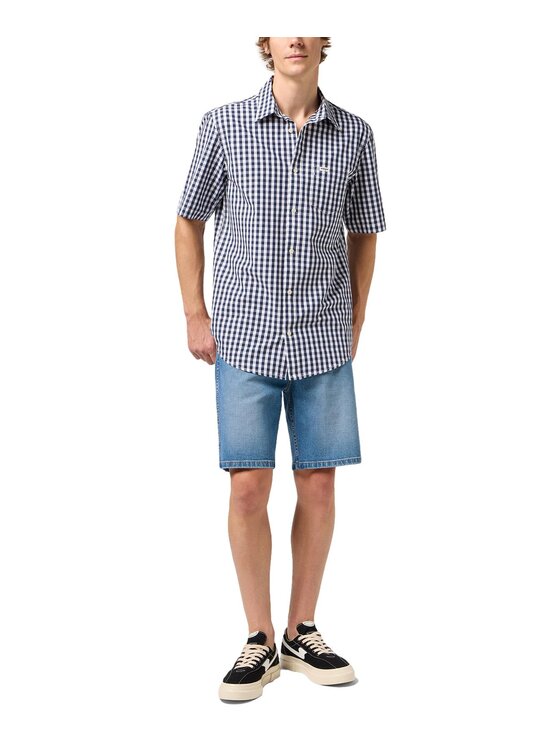 Wrangler Wrangler Koszula 112350566 Granatowy Regular Fit