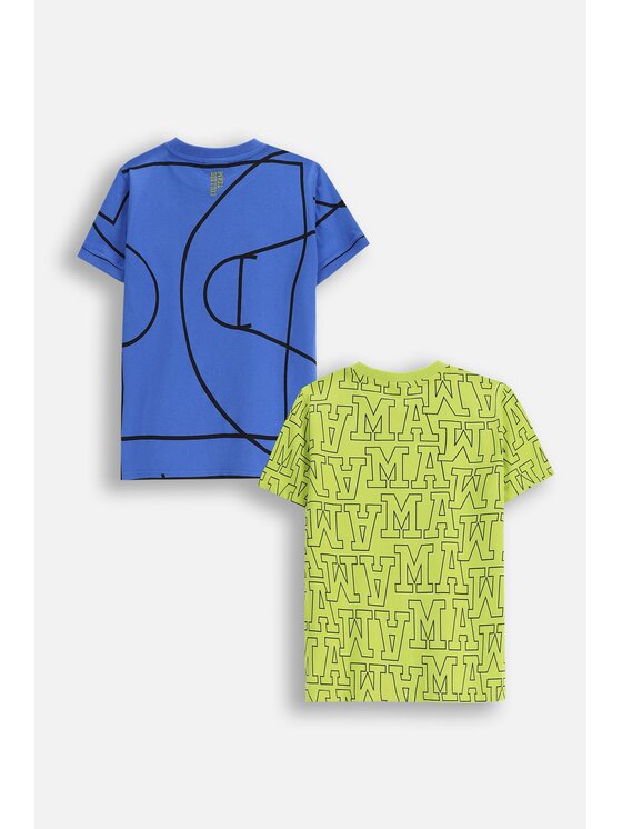 Coccodrillo Coccodrillo T-Shirt ZC5145401XXB-022 Kolorowy Regular Fit