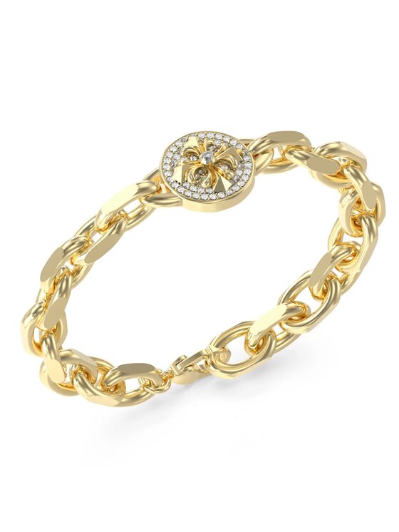 Guess Guess Bransoletka JUMB06056JW-YG Złoty