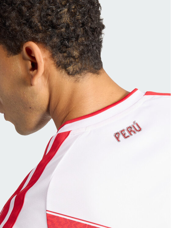 adidas adidas Koszulka techniczna Peru Biały Slim Fit