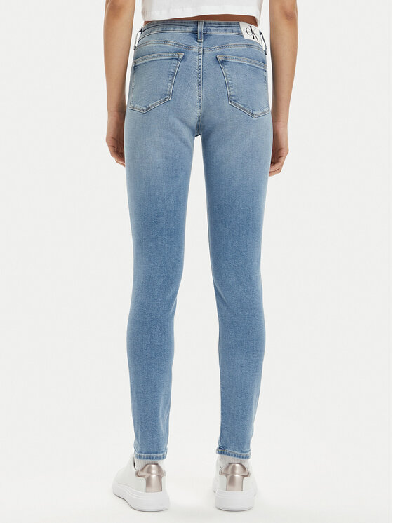 Calvin Klein Jeans Calvin Klein Jeans Jeans hlače J20J221580 Modra Skinny Fit