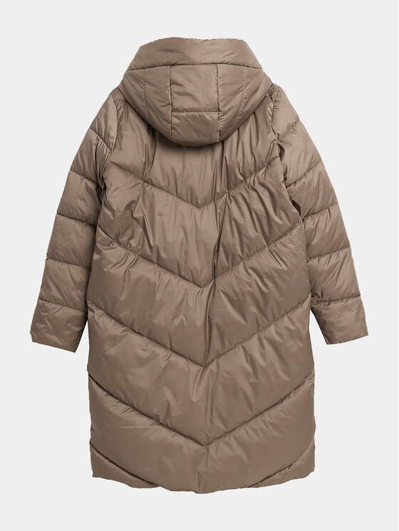 4F 4F Zimska jakna 4FAW23TDJAF235 Rjava Regular Fit
