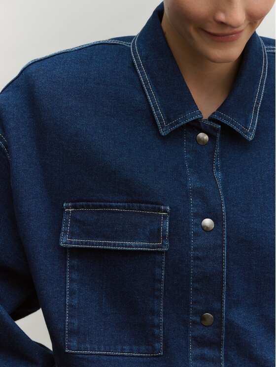 La Mania La Mania Bomber SKINNY 2 Blu Classic Fit