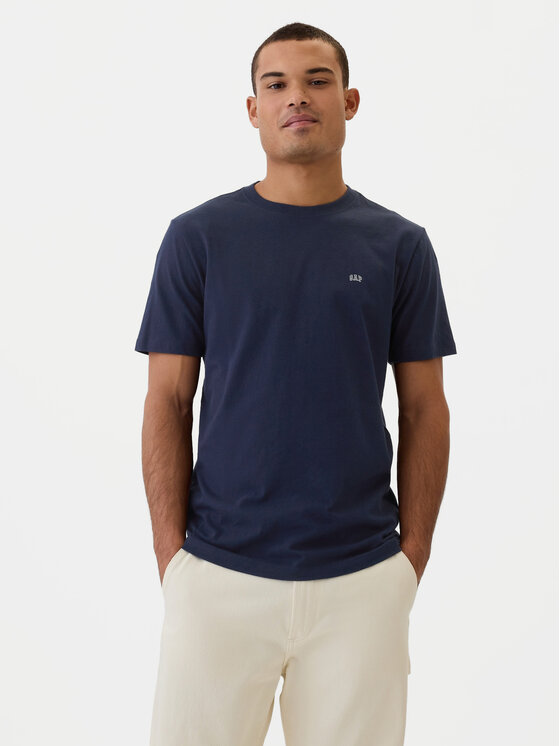 Gap Gap T-Shirt 502022-03 Tmavomodrá Regular Fit