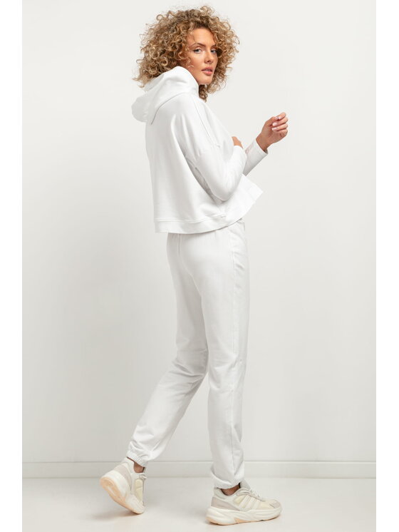 Tessita Tessita Bluza T380 Biały Loose Fit