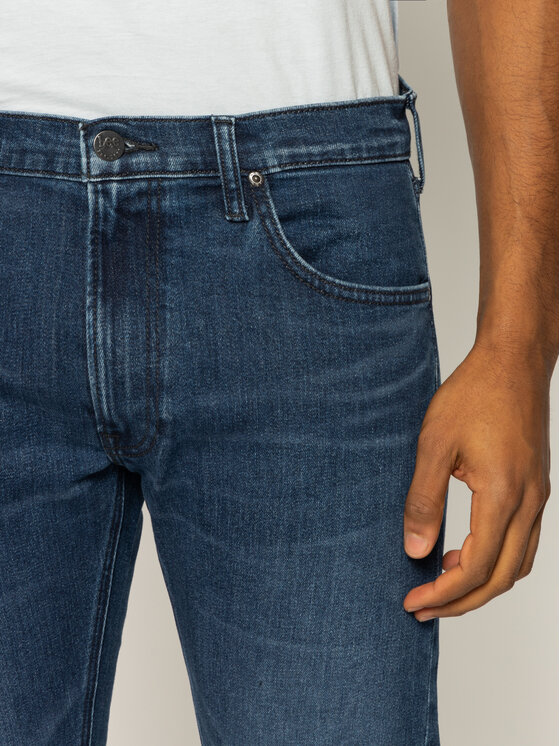 Lee Slim Fit Jeans Luke L719DHTR Dunkelblau Slim Tapered Fit Modivo.de