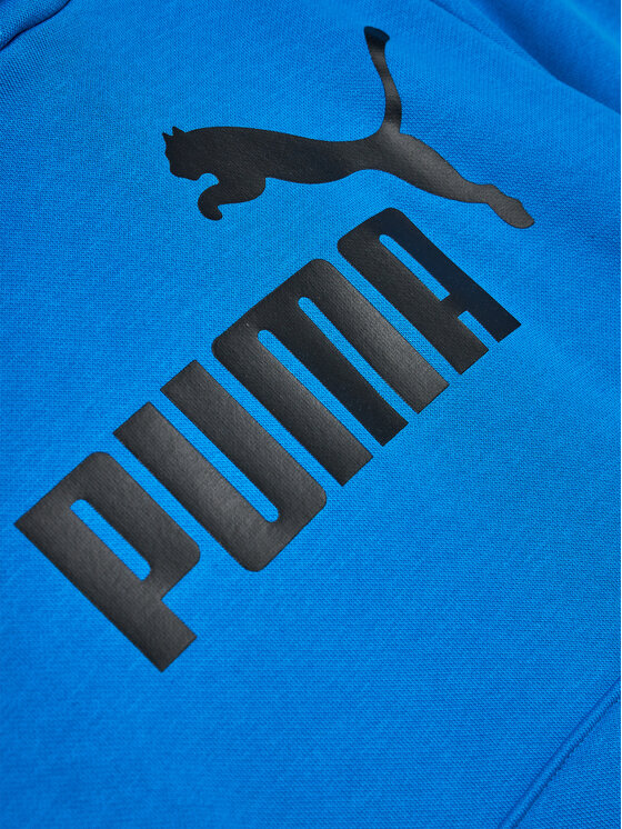 Puma Sweatshirt Ess Big Logo 586965 Blau Regular Fit