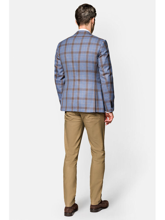 Lancerto Lancerto Marynarka Wexford 2 MA073121000002 Niebieski Slim Fit