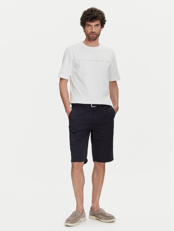 Baldessarini Baldessarini Bavlnené šortky B1 16939.2402 Tmavomodrá Slim Fit