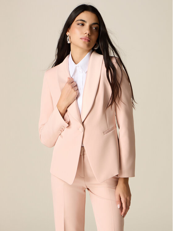 Oltre Oltre Giacca da abito Q809R004607N006 Rosa Slim Fit