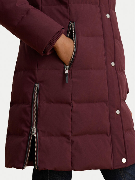 LAUREN RALPH LAUREN LAUREN RALPH LAUREN Пухено яке 297957509009 Бордо Regular Fit