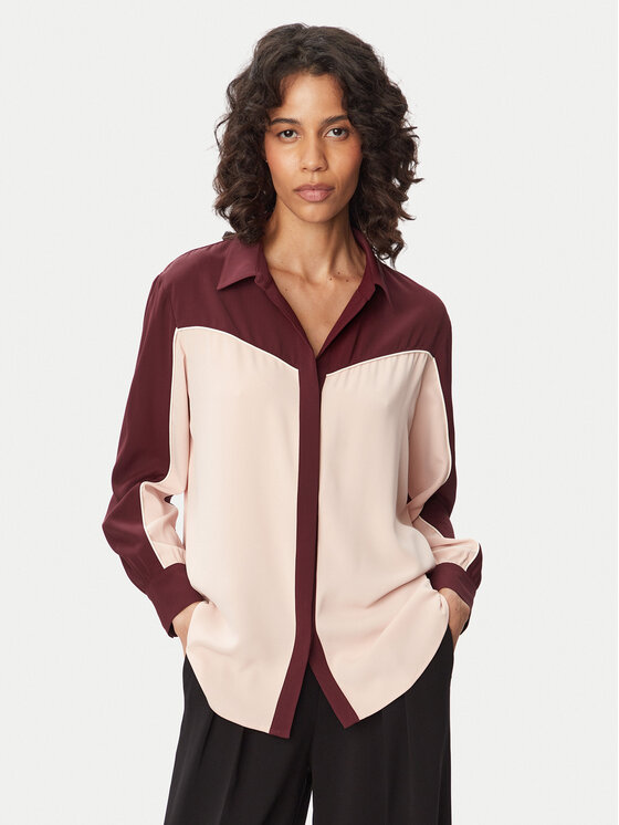 French Connection Cămașă Mindy 729K4 Roz Regular Fit
