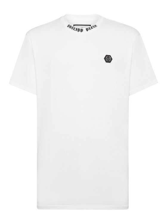 PHILIPP PLEIN PHILIPP PLEIN T-Shirt 15709 Biały Regular Fit