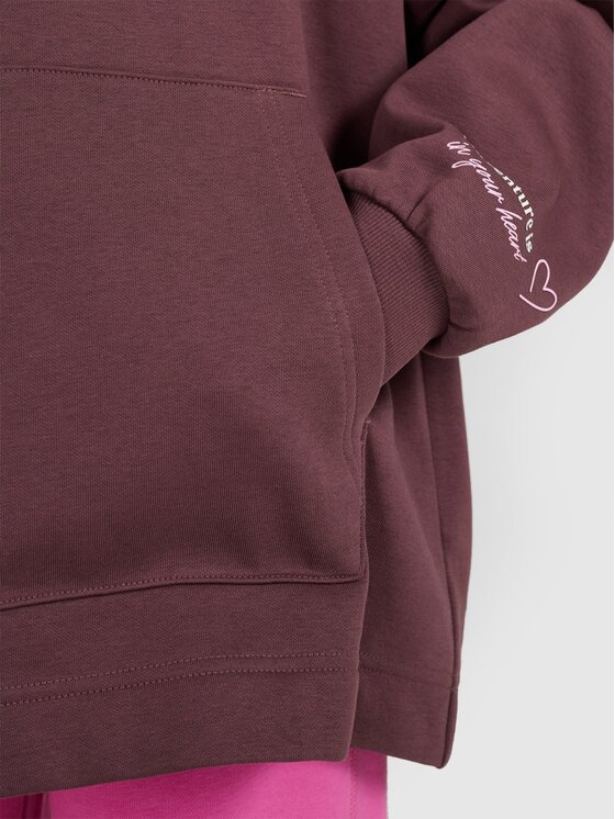 4F 4F Μπλούζα 4FJRAW25TSWSF2429-51S Μωβ Oversize