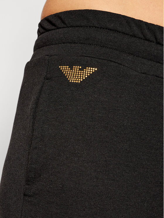 EA7 Emporio Armani EA7 Emporio Armani Jogginghose 8NTP66 TJ9RZ 1200 Schwarz Regular Fit
