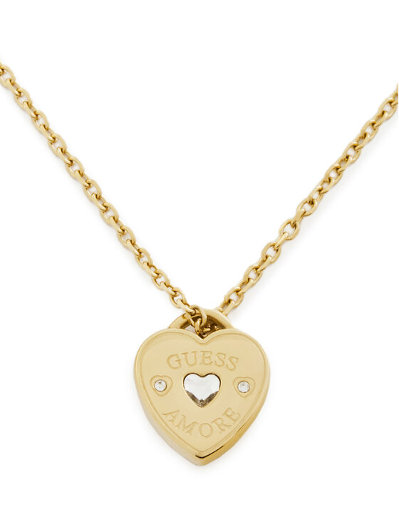 Guess Guess Ogrlica JUBN05 056JWzłoty Zlatna
