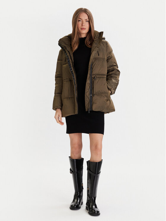 French Connection French Connection Kurtka zimowa Kendra 70ZAB Khaki Regular Fit