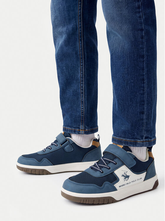 Beverly Hills Polo Club Beverly Hills Polo Club Sneakersy EO-AVO-333-127 Niebieski